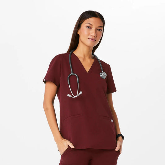 Casma Three-Pocket Scrub Top